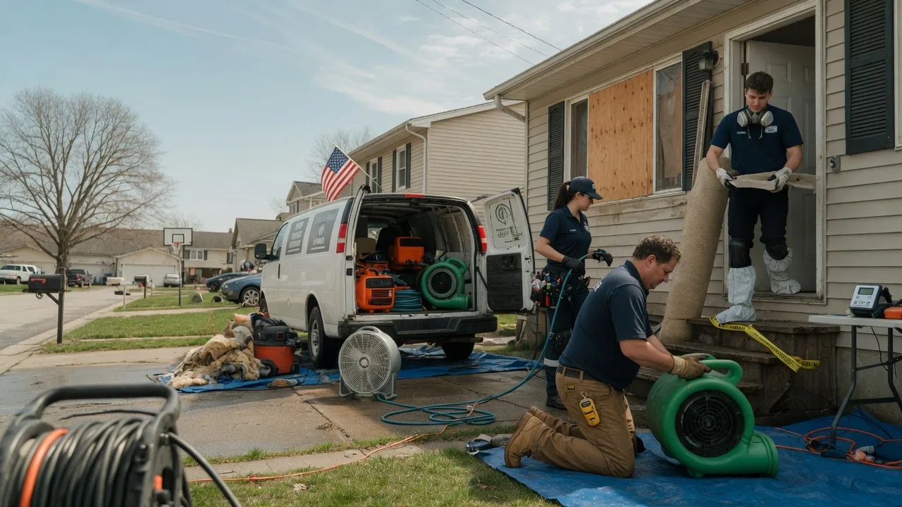 Water Damage Restoration in Sherrard, IL near me
